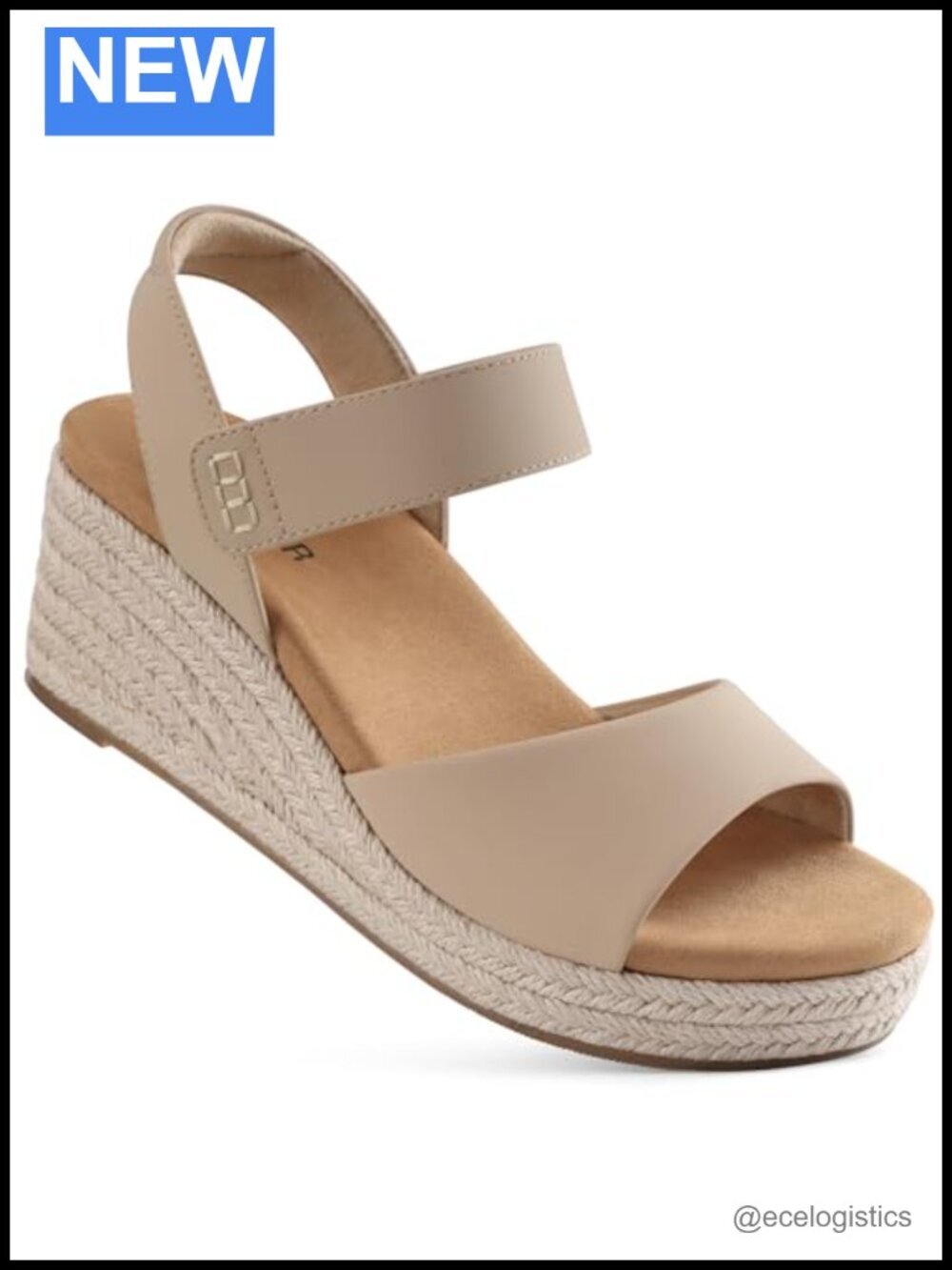 Women's Wedge Sandals Espadrille with Arch Support Memory Foam